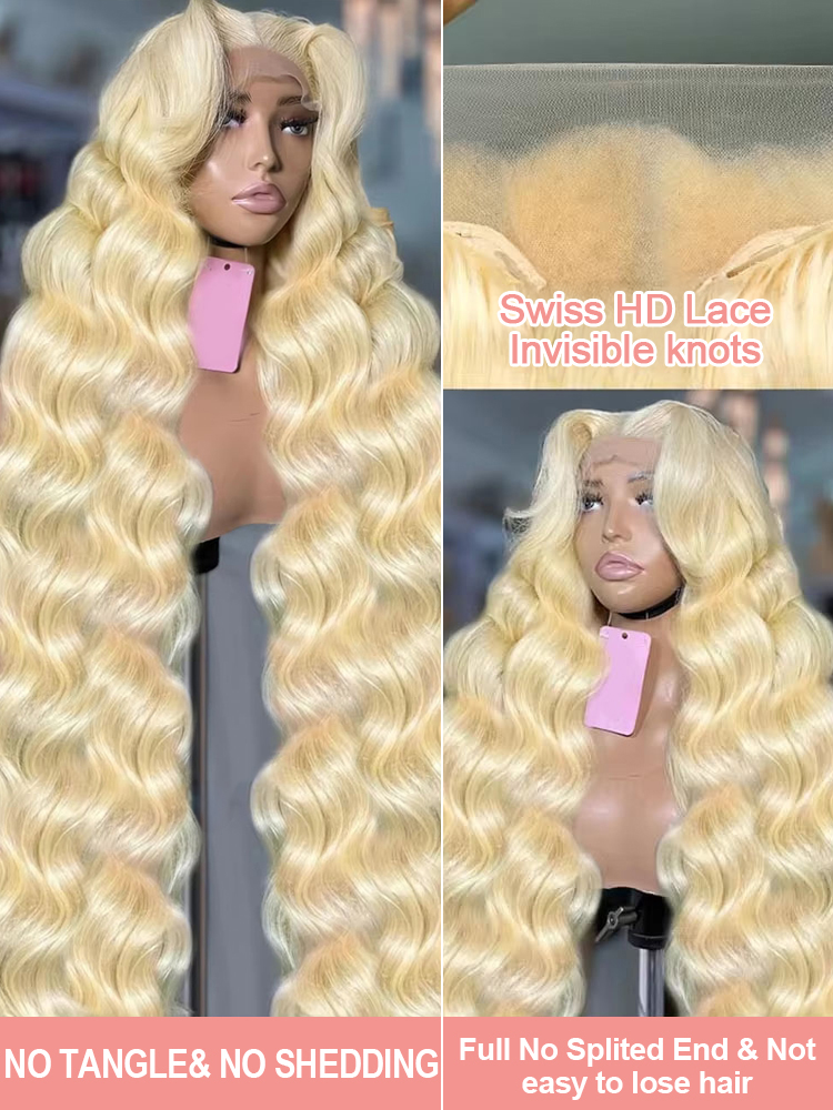 Peruki z naturalnych włosów w  – 613 Blonde Body Wave Lace Front Wig recenzja i cena