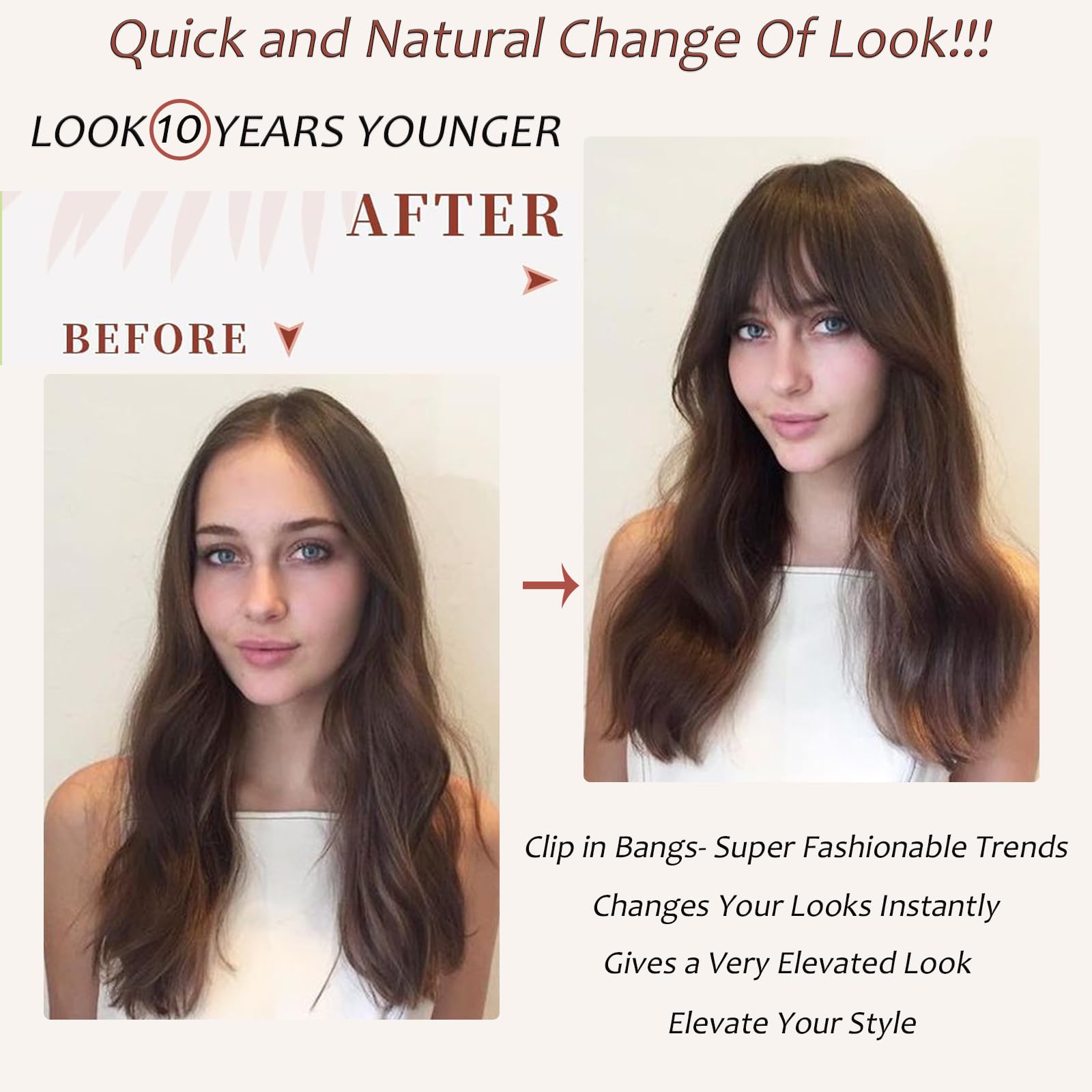 Doczepiane grzywki z prawdziwy – Seamless Clip In Hair Extensions Human Hair recenzja i cena