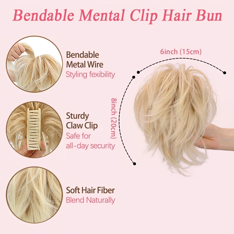 Syntetyczna doczepka do kucyka – Claw Clip Messy Bun Hair Piece recenzja i cena