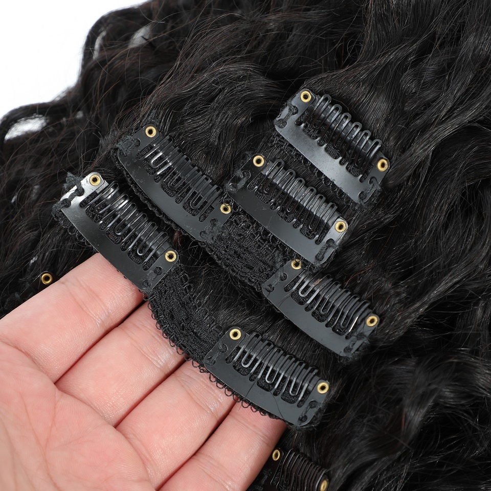 Doczepiane włosy naturalne, br – Seamless Clip In Hair Extensions Human Hair recenzja i cena