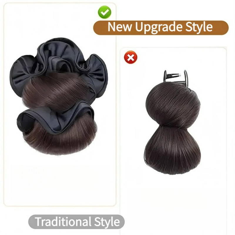 Nowy syntetyczny kok z satyny  – Claw Clip Messy Bun Hair Piece recenzja i cena