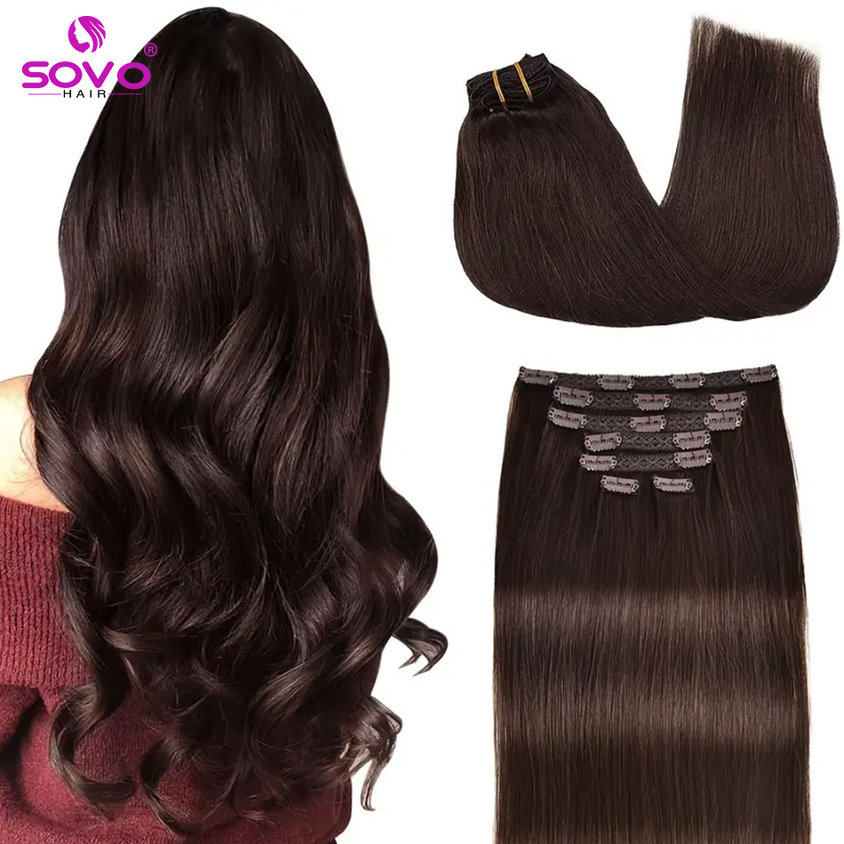 Doczepiane włosy doczepiane 10 – Seamless Clip In Hair Extensions Human Hair recenzja i cena