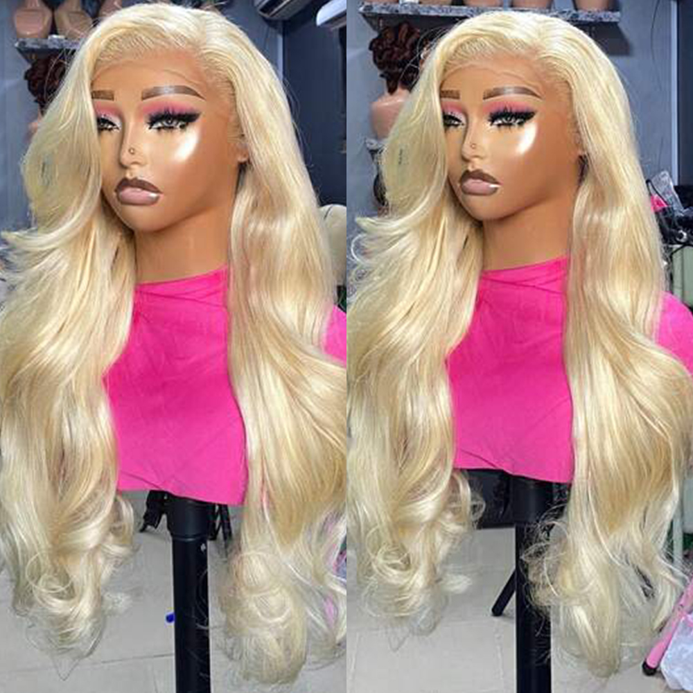 Peruka z naturalnych włosów, b – 613 Blonde Body Wave Lace Front Wig recenzja i cena